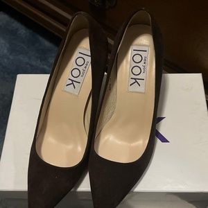 2 inch brown heels